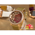 Mode anmutige Rose Muster Kristall exquisite Uhr Cestbella Sonderangebote Lady 's Watch